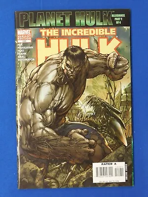 Buy Marvel Comics The Incredible Hulk #100 1:50 Michael Turner Gray Variant Cover • 111.92£
