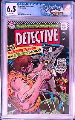 Buy D.C Comics Detective Comics 349 3/66 FANTAST CGC 6.5 White Pages • 110.08£