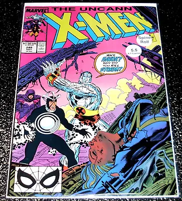 Buy Uncanny X-Men 248 (5.5) 1989 Marvel Comics 1st Jim Lee Art - Flat Rate Shipping • 6.31£