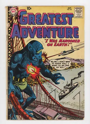 Buy My Greatest Adventure 48 King Kong-ish Cover, Front Cover Nicer Than Back • 10.46£