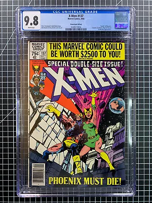 Buy X-Men #137 Newsstand - CGC 9.8 White Pages - Death Of Phoenix - 4349573004 • 783.07£