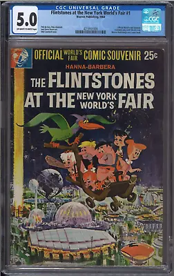 Buy Flintstones At The New York World's Fair #1 - CGC 5.0 - NYWF Exclusive Souvenir • 94.83£