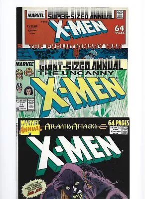 Buy Uncanny X-Men Annuals Lot Of 3 Copper Age • 11.95£
