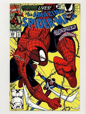 Buy Amazing Spider-Man 345 1st Full Appearance Cletus Kasady 1991 • 15.76£