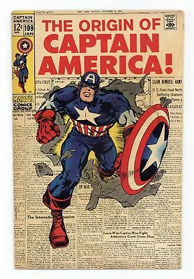 Buy Captain America #109 VG 4.0 1969 • 52.04£
