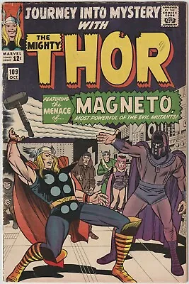 Buy Journey Into Mystery #109 VG/F 5.0 Classic Magneto Cover Kirby Marvel 1964 • 177.38£