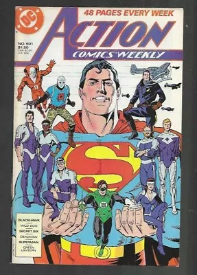 Buy 1988 DC-Action Comics Weekly-#601-Green Lantern & The Pain Shall Leave My Heart • 5.94£