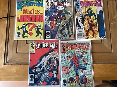 Buy Peter Parker The Spectacular Spider-Man #92-96 Nov 1984 Marvel Comics • 31£
