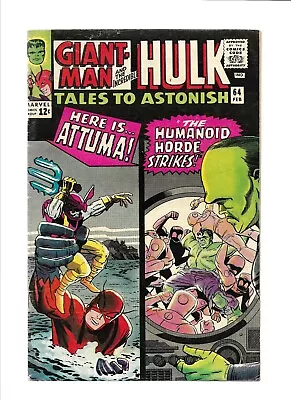 Buy Tales To ASTONISH 64 Giant-Man Wasp Attuma Humanoids Hulk Leader J Kirby Ditko • 33.21£