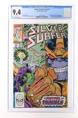 Buy Silver Surfer #v3 #44 - Marvel Comics 1990 CGC 9.4 1st Appearance Of The Infinit • 54.42£