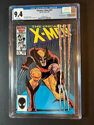 Buy Uncanny X-Men #207  CGC 9.4  Wolverine Cover    ( White Pages) • 60.31£