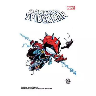 Buy The Amazing Spider-Man #52 Skottie Young's Big Marvel Variant • 3.21£