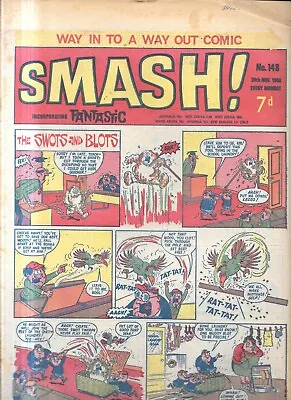 Buy Vintage Smash & Fantastic Comic No 148 Nov 30th 1968 Batman Superman • 3.20£