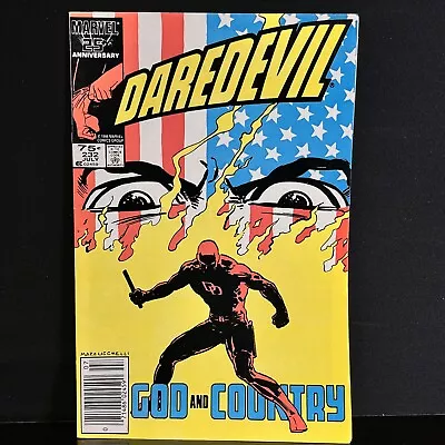 Buy DAREDEVIL #232 1986 God And Country Very Good Condition • 20.65£
