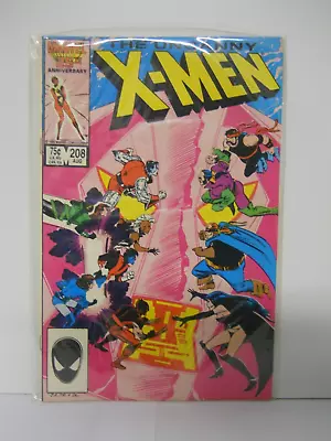 Buy The Uncanny X-Men 208 - August 1986 - Marvel Comics Vintage Comic Book #446 • 7.85£