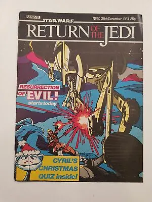 Buy Star Wars Return Of The Jedi Comic Marvel Issue 80 29th December 1984 • 6.99£