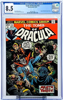 Buy The Tomb Of Dracula #13 CGC 8.5 1973 Origin BLADE The Vampire Slayer JUST GRADED • 138.35£