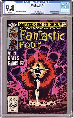 Buy Fantastic Four #244 CGC 9.8 1982 3986105004 • 442.35£