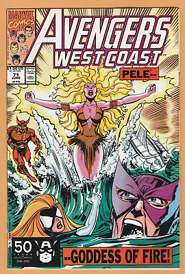 Buy Avengers West Coast #71 - 1st App. Pele - NM • 2.37£