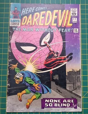 Buy Daredevil #17 Marvel Silver Age -classic Cover - 1st Romita Spider-man  • 32£