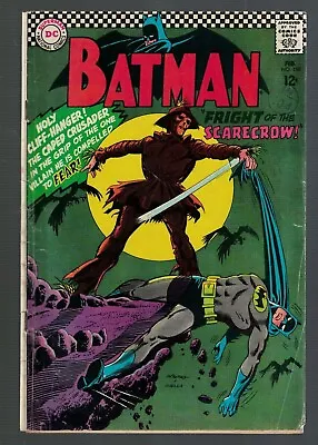 Buy Dc Comics Batman 189 1st Scarecrow SA 1967 VG 4.0 • 289.99£