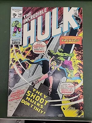 Buy Incredible Hulk #142 / 1st Appearance Of Valkyrie,  1971 • 39.53£