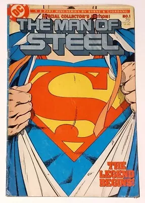 Buy No. 1 - 1986 - DC - THE MAN OF STEEL (Superman) - USA 75c • 3.99£
