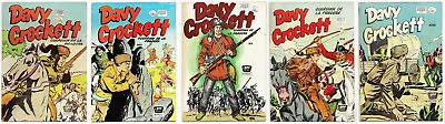 Buy Mexican Golden Age Western Davy Crockett 5 Comics Set Prensa Mexico In Spanish • 317.73£