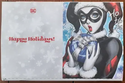 Buy Harley Quinn 34, Artgerm Holiday Card Variant Cover, Dc Comics, January 2024, Vf • 7.99£