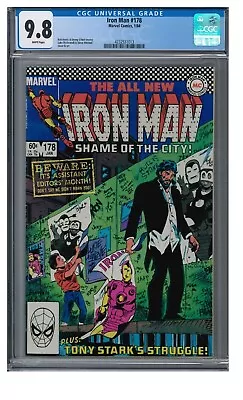 Buy Iron Man #178 - Marvel 1984 Copper Age Issue - CGC NM/MT 9.8 • 75.11£