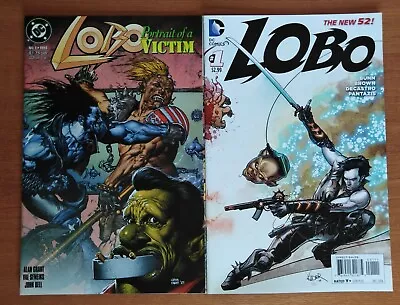 Buy Lobo #1 (1993) And Lobo #1 (2015) - DC Comics 1st Prints (2 Comics) • 6£