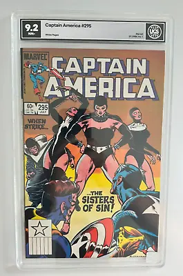 Buy 1984 Marvel Captain America #295 Graded US Comic Book 9.4 UGS CGC CBCS • 25.66£