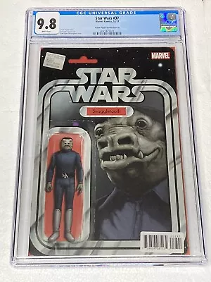 Buy Dec 2017 Star Wars # 37 CGC 9.8 NM/M BLUE SNAGGLETOOTH Action Figure Variant • 68.36£