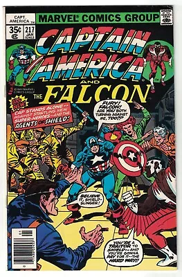 Buy Captain America And Falcon #217 VF • 47.43£
