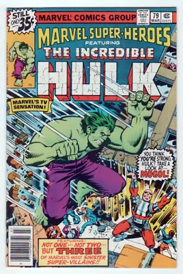 Buy Marvel Super-Heroes (1967) #79 Reprints Incredible Hulk 127 Trimpe FN/VF 7.0 • 2.36£