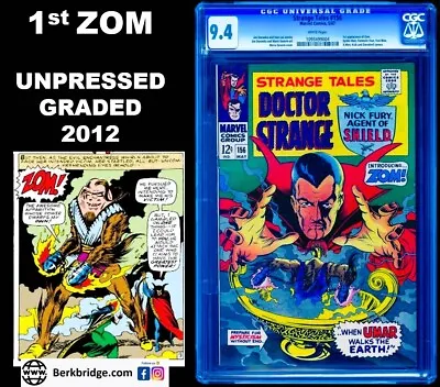 Buy Strange Tales 156 Cgc 9.4 White Pages 💎 Spider-man X-men Fantastic Four App • 359.78£