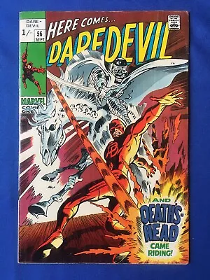 Buy Daredevil #56 FN (6.0) MARVEL ( Vol 1 1969) 1st App Death's Head (2) • 21£