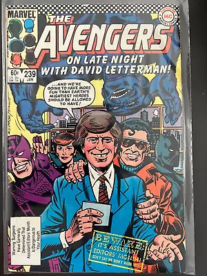 Buy Avengers Volume1 #239 Marvel Comics David Letterman • 5.95£