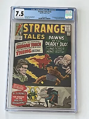 Buy Strange Tales #126 CGC 7.5 1964 First Appearance Of Dormammu, Clea • 712.62£