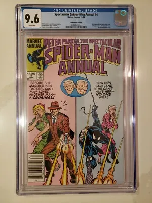 Buy Spectacular Spider-Man Annual 4 Newsstand CGC 9.6 Marvel Comics 1984 • 47.17£
