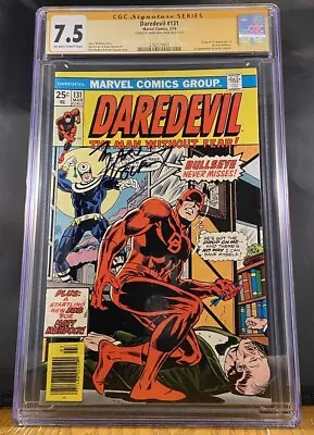 Buy Daredevil #131 - CGC 7.5 - SIGNED By Marv Wolfman - First Appearance Of Bullseye • 279.83£
