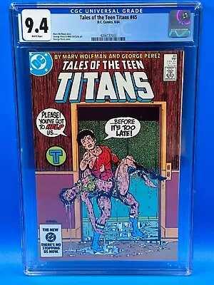 Buy Tales Of The Teen Titans #45 - DC - CGC 9.4 NM • 55.90£