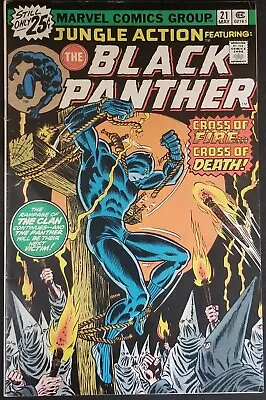 Buy JUNGLE ACTION #21 Black Panther Marvel Comics (1976) • 47.58£