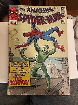 Buy 1965 Marvel Comics The Amazing Spider-man #20 GD • 340.26£