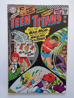 Buy Dc Comics. Teen Titans Feb 1967 #7 .1st Appearance If The Mad Mod. See Condition • 25£