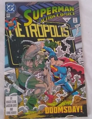 Buy DC Action Comics #684 December 1992 Doomsday Is Near Superman Vs. Doomsday • 8.30£