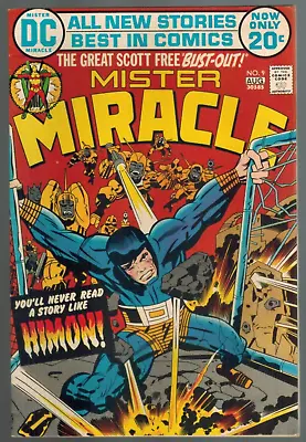 Buy Mister Miracle 9  Darkseid Appears!  Big Barda!  Kirby 1972 VF-  DC Comic • 12.02£
