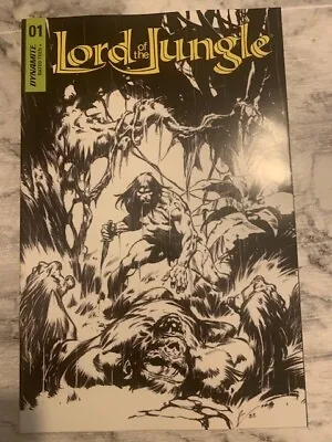 Buy Lord Of The Jungle 1 1:10 De La Torre BW Variant Dynamite 2022 NM 1st Print Rare • 12.99£