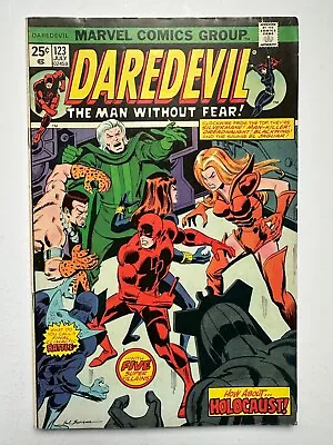 Buy Daredevil #123 Early Jackhammer App. Marvel 1975 VG • 7.96£