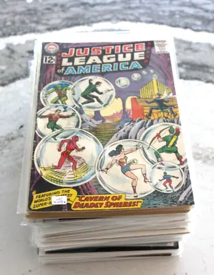 Buy 1962 -83 HUGE JLA Justice Leage Of America Comic Book Lot Of 46 Silver Age 16 • 158.05£